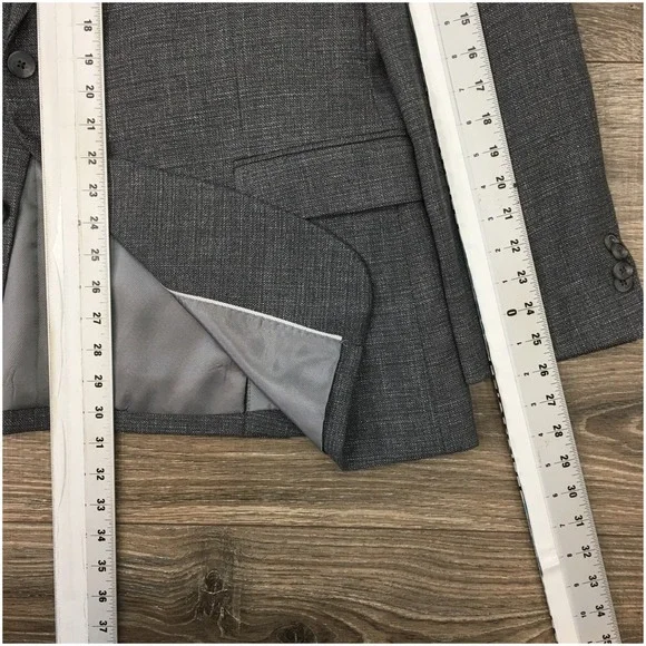 KENNETH COLE Mens Blazer Sport Coat Casual Jacket Size 48R Slim Fit Wool Suit
